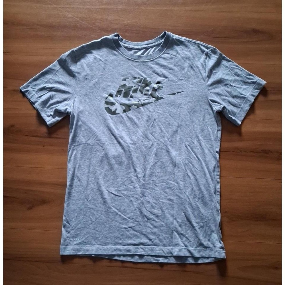 Mens‎ Nike Camo Graphic Dri Fit Crewneck Short Sleeve T-Shirt